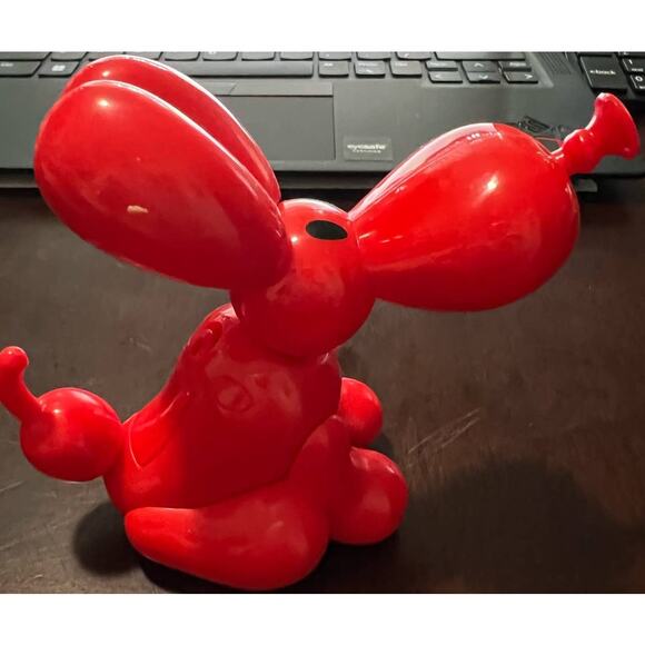 Pre-Own Toys Moose Squeakee Minis Redgy the Puppy Balloon Dog Interactive Red - Picture 1 of 5